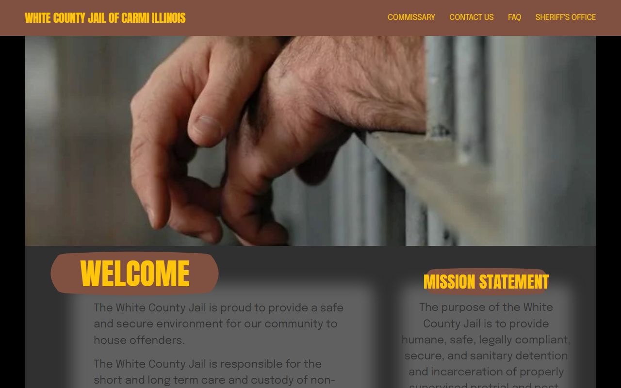 White County Jail regional facility information for Edwards County inmate population searches